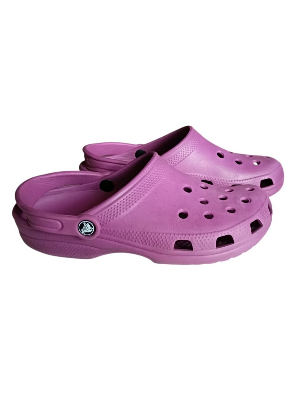 CROCS Pink Unisex Sporty Slip On Shoes Mens 6 Womens 8